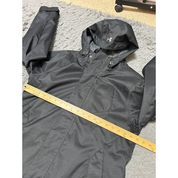 Under Armour Storm 2 Coldgear Infrared Mens Hooded Jacket Small Black Waterproof - Picture 8 of 9